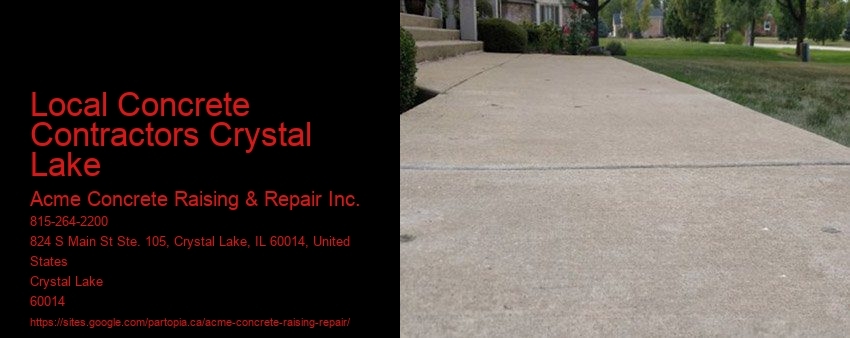 Local Concrete Contractors Crystal Lake