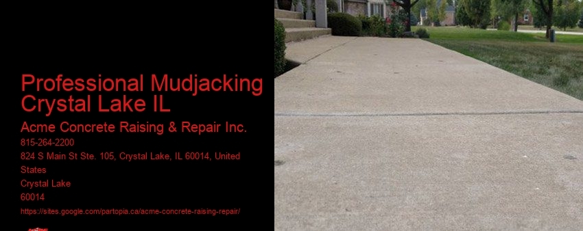 Professional Mudjacking Crystal Lake IL