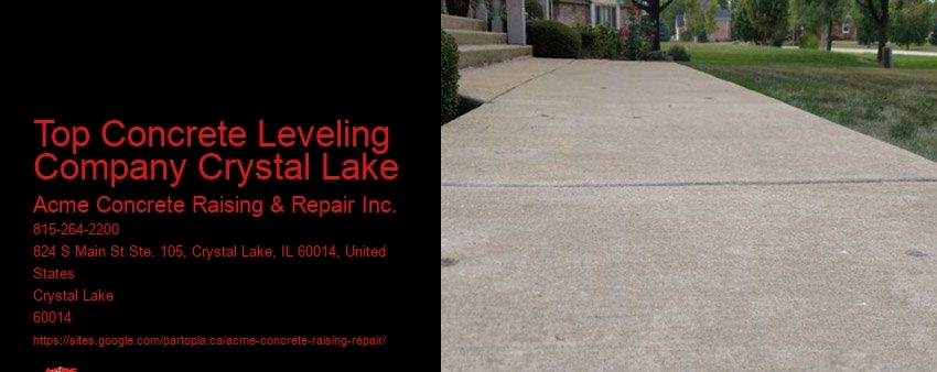 Top Concrete Leveling Company Crystal Lake