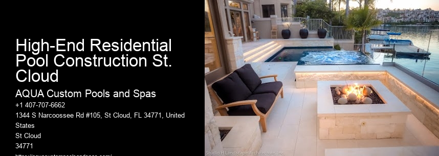 High-End Residential Pool Construction St. Cloud