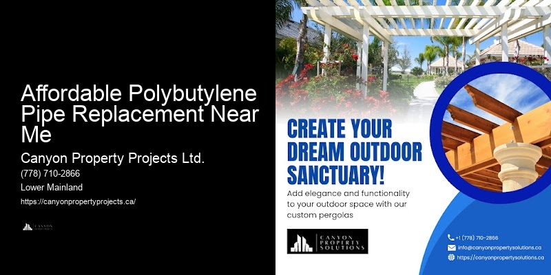 Polybutylene Pipe Troubleshooting Affordable Polybutylene Pipe Replacement Near Me