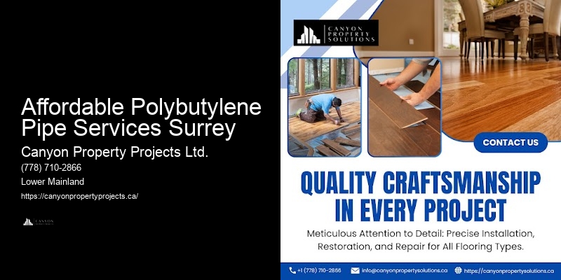 Certified Polybutylene Pipe Replacement Affordable Polybutylene Pipe Services Surrey