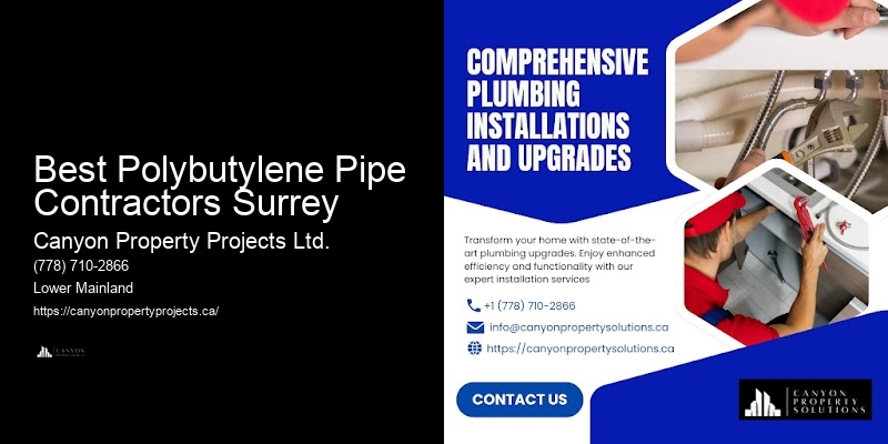 Polybutylene Pipe Installation Techniques Best Polybutylene Pipe Contractors Surrey