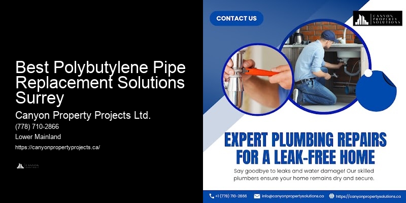 Polybutylene Pipe Replacement Contractors Reviews Best Polybutylene Pipe Replacement Solutions Surrey