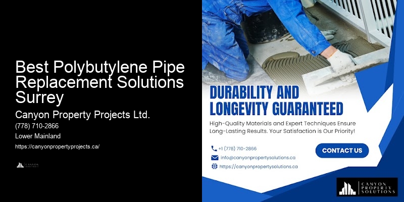Reliable Polybutylene Pipe Contractors Best Polybutylene Pipe Replacement Solutions Surrey