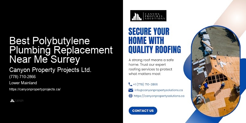 Polybutylene Pipe Replacement and Repair Services in My Area