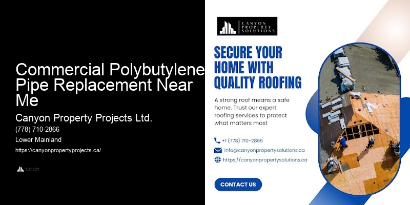 Comprehensive Polybutylene Pipe Replacement Services in Commercial Polybutylene Pipe Replacement Near Me