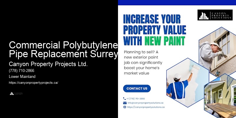 Polybutylene Pipe Replacement for Health and Safety Commercial Polybutylene Pipe Replacement Surrey
