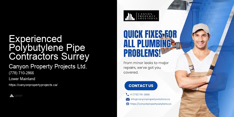 Professional Polybutylene Pipe Services Near Me Experienced Polybutylene Pipe Contractors Surrey