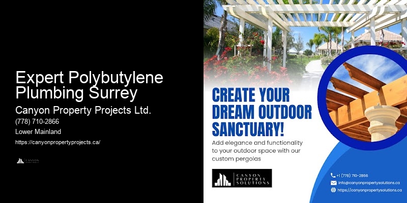 Affordable Plumbing Services Expert Polybutylene Plumbing Surrey