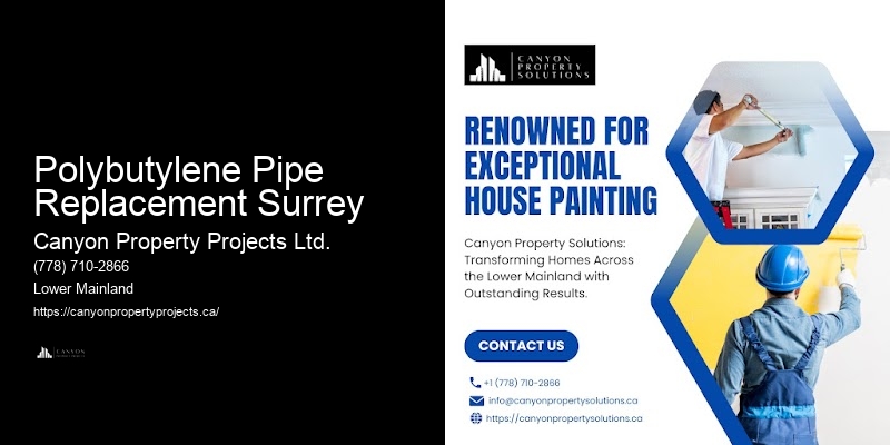 Preventative Polybutylene Pipe Services Polybutylene Pipe Replacement Surrey