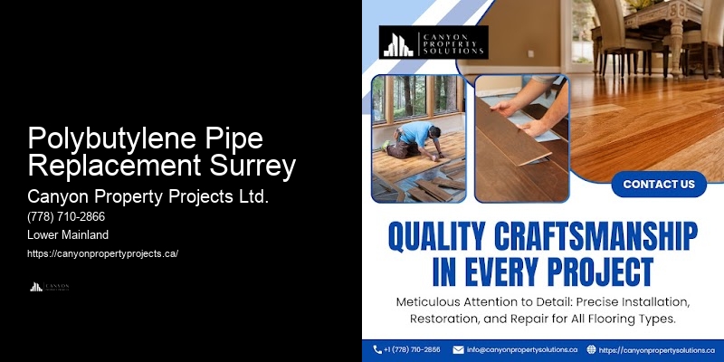 Residential Polybutylene Replacement Services Polybutylene Pipe Replacement Surrey