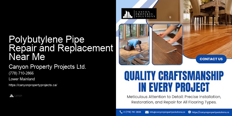Polybutylene Pipe Warranty Services Polybutylene Pipe Repair and Replacement Near Me