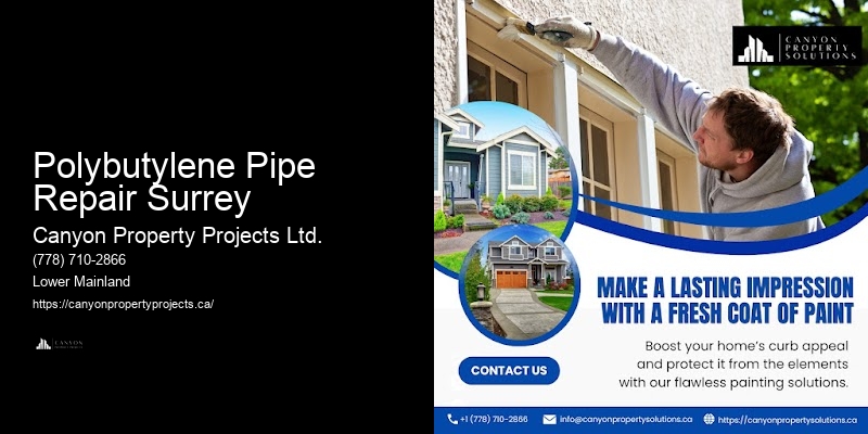 Polybutylene Pipe Replacement Specialists Polybutylene Pipe Repair Surrey