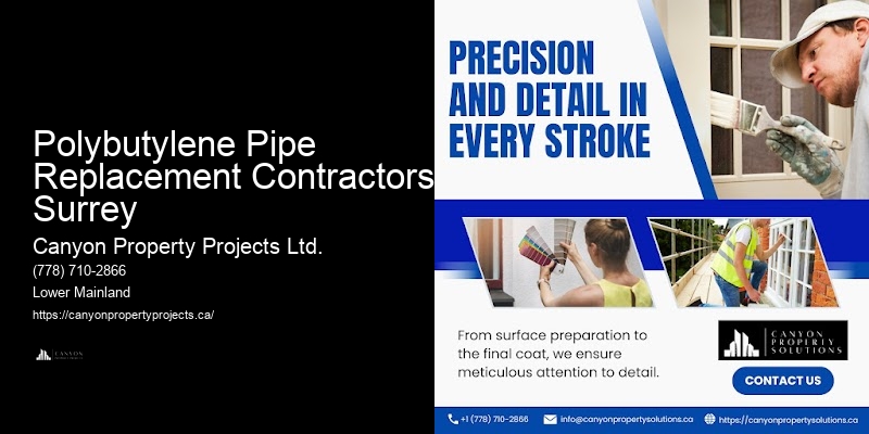 Local Experts for Polybutylene Pipes Polybutylene Pipe Replacement Contractors Surrey