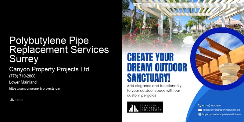Polybutylene Pipe Replacement Contractors Polybutylene Pipe Replacement Services Surrey