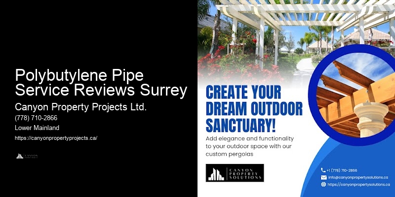 Polybutylene Pipe Replacement Safety Polybutylene Pipe Service Reviews Surrey