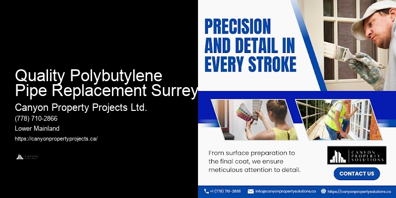 Quality Polybutylene Pipe Replacement Professionals Quality Polybutylene Pipe Replacement Surrey