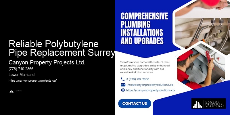 Effective Polybutylene Pipe Maintenance Reliable Polybutylene Pipe Replacement Surrey