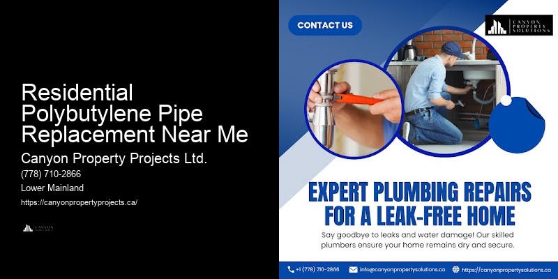 Polybutylene Pipe Replacement Guides Residential Polybutylene Pipe Replacement Near Me