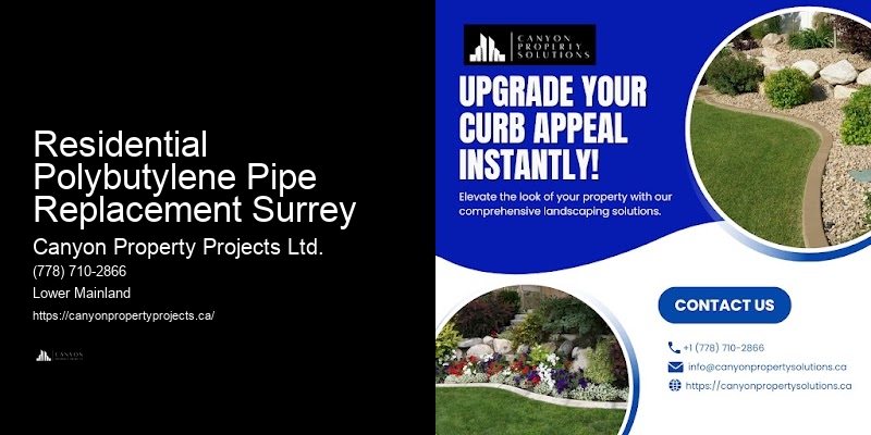 Polybutylene Pipe Fitting Services Residential Polybutylene Pipe Replacement Surrey