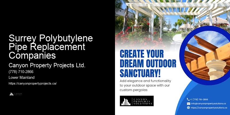 Trusted Polybutylene Pipe Replacement Surrey Polybutylene Pipe Replacement Companies