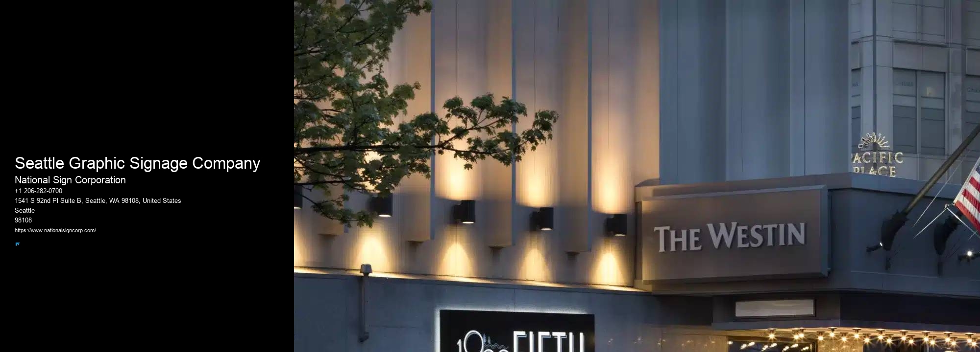 Seattle Graphic Signage Company sign solutions