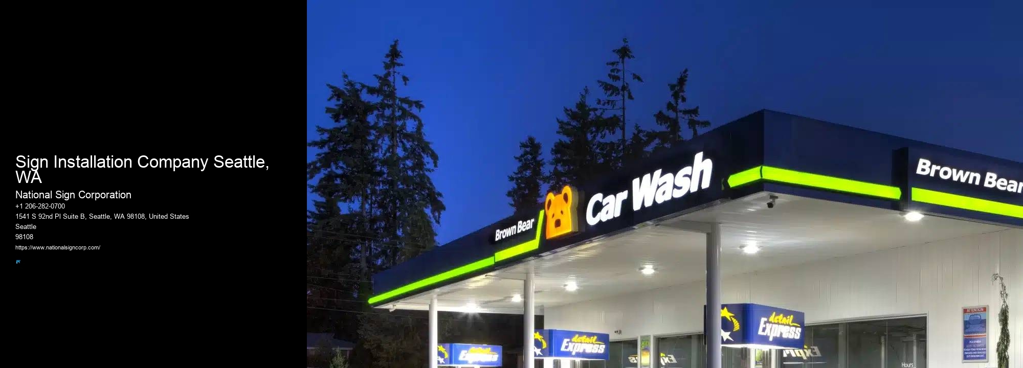 Corporate Branding Installation Sign Installation Company Seattle, WA