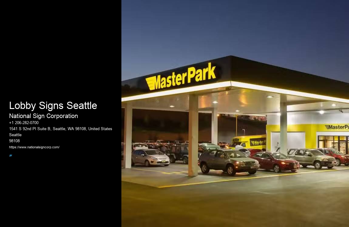 Outdoor Wall Signs Lobby Signs Seattle