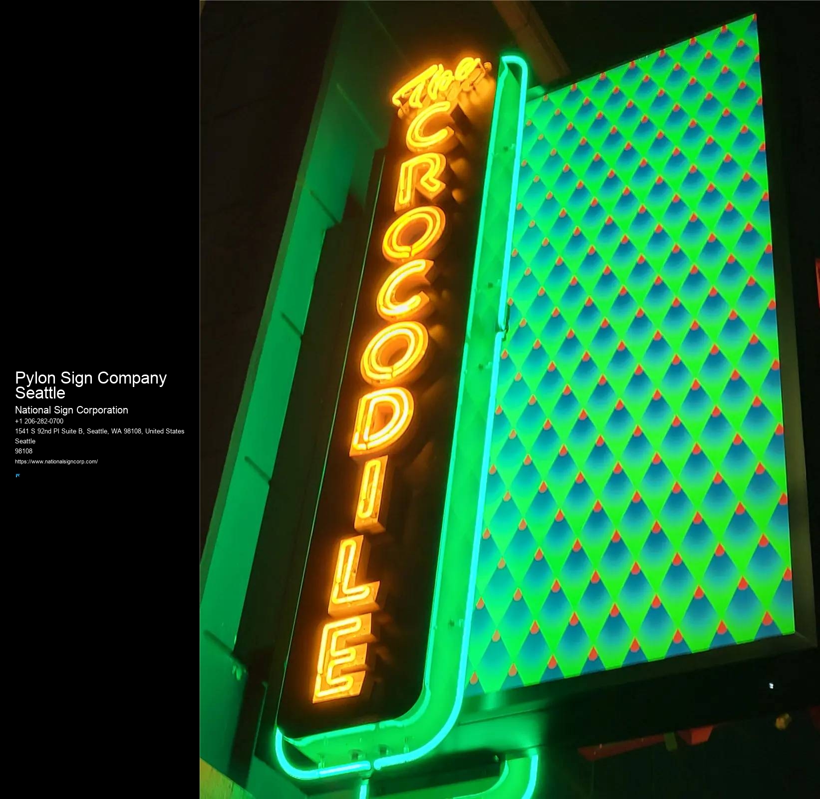 Wall Art Signs Pylon Sign Company Seattle