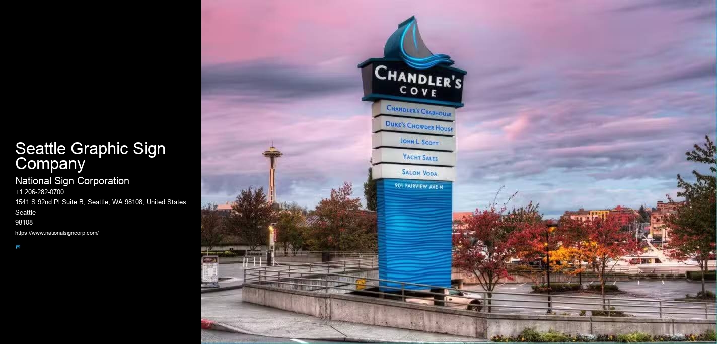LED Sign Manufacturers Seattle Graphic Sign Company
