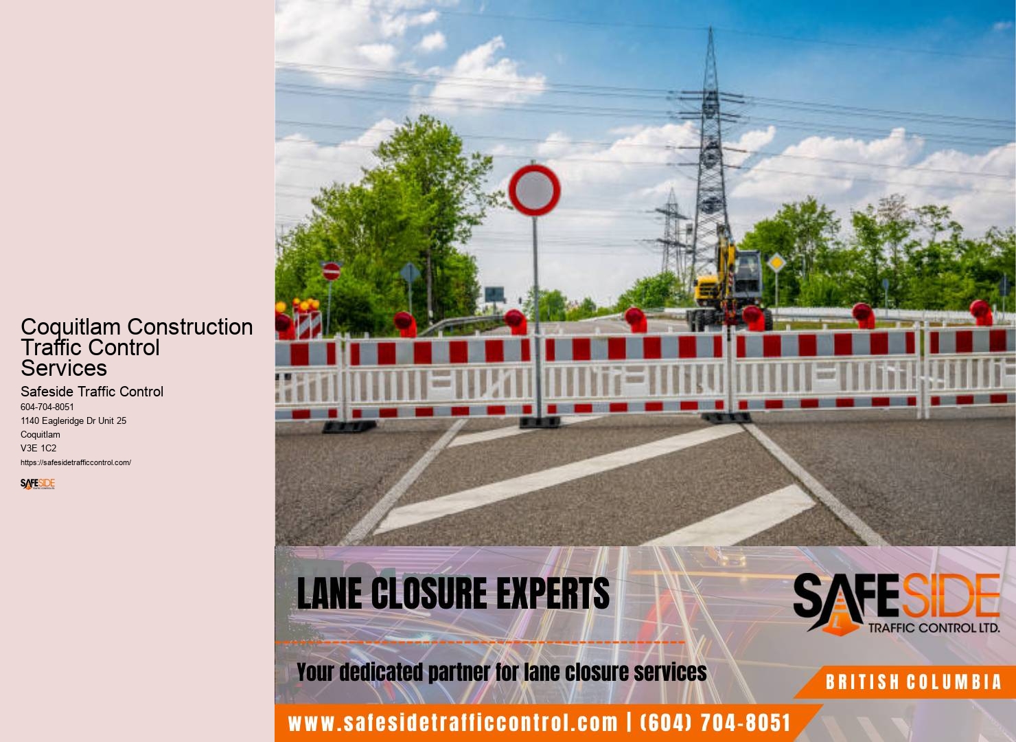 Affordable Traffic Control Training Coquitlam Construction Traffic Control Services