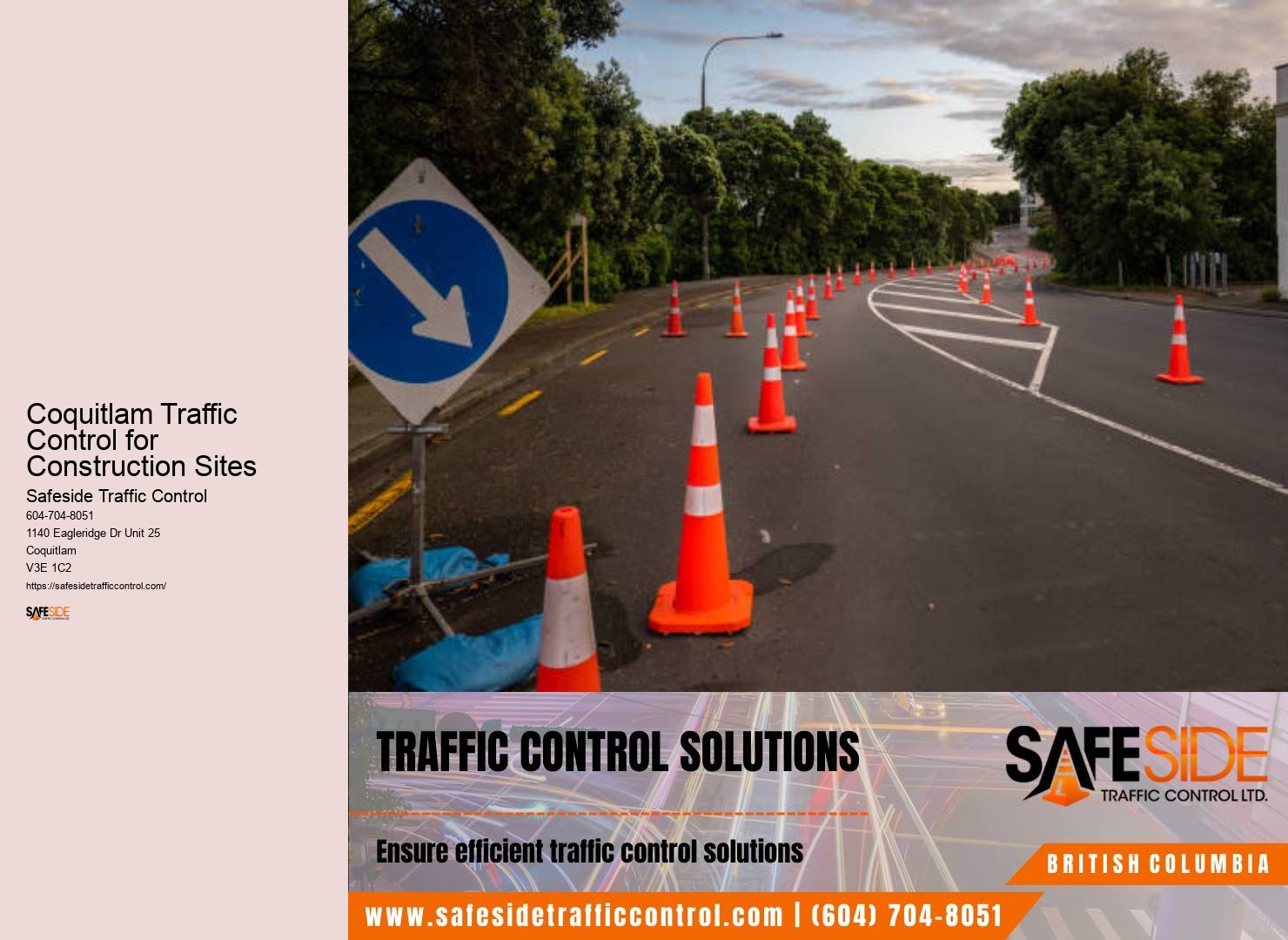 Reliable Traffic Control Devices Supplier in Coquitlam Traffic Control for Construction Sites