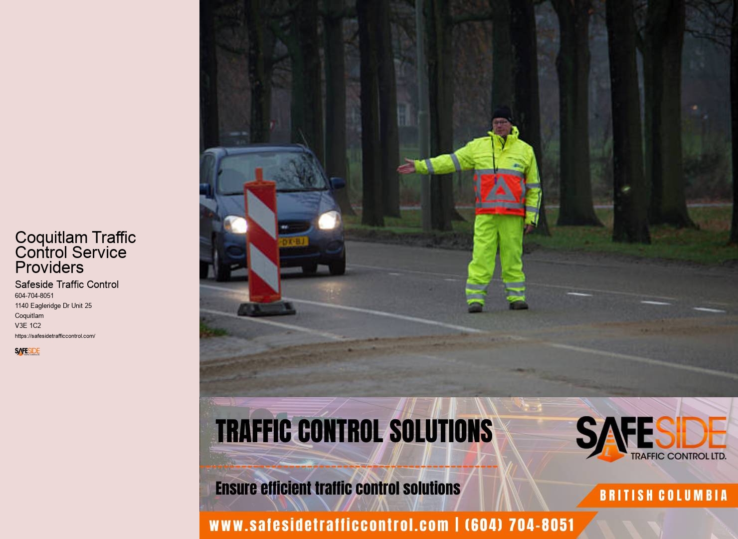 Coquitlam Traffic Control Service Providers Traffic Control Logistics