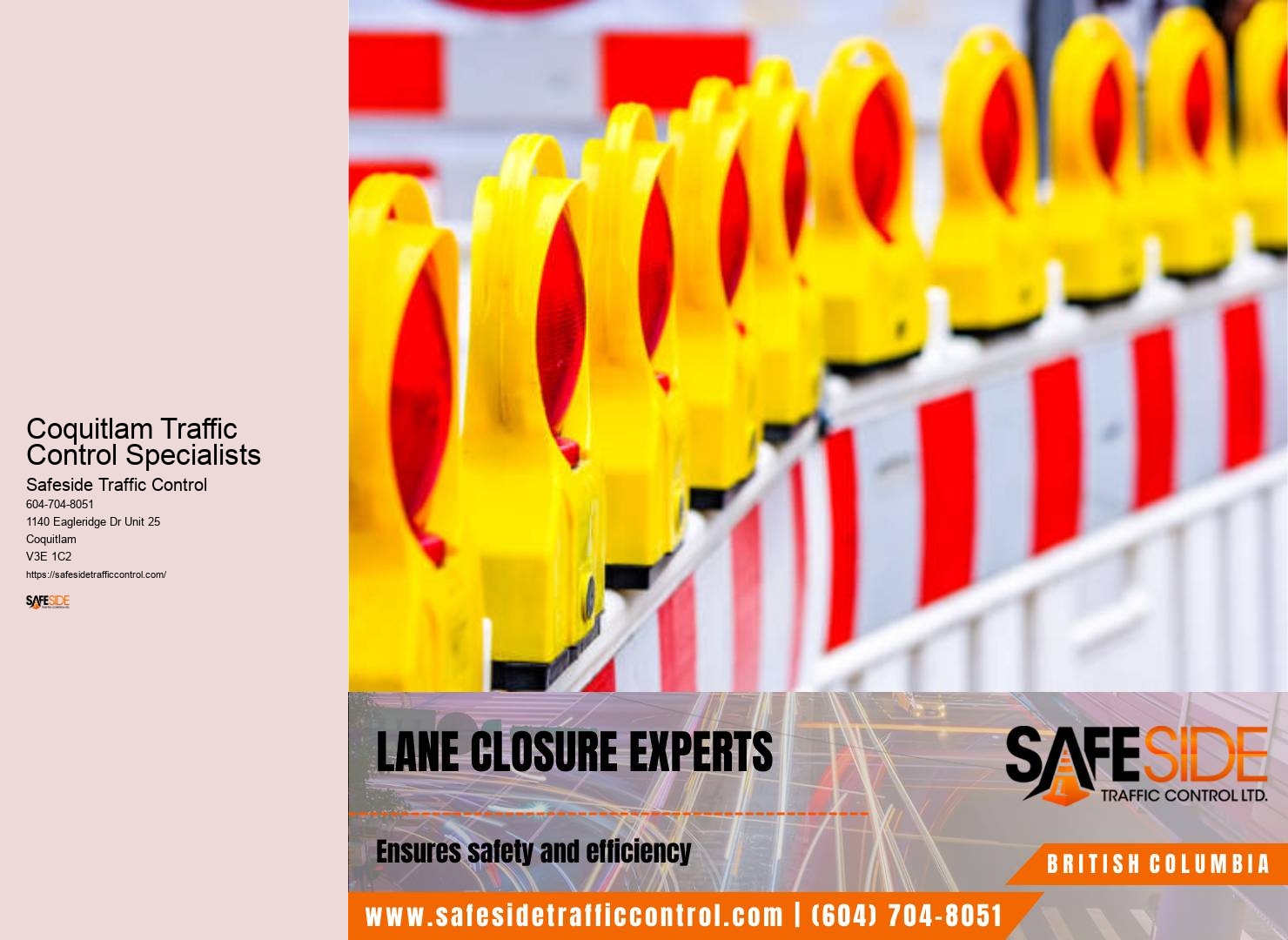 Coquitlam Traffic Control Specialists Traffic Control Strategy