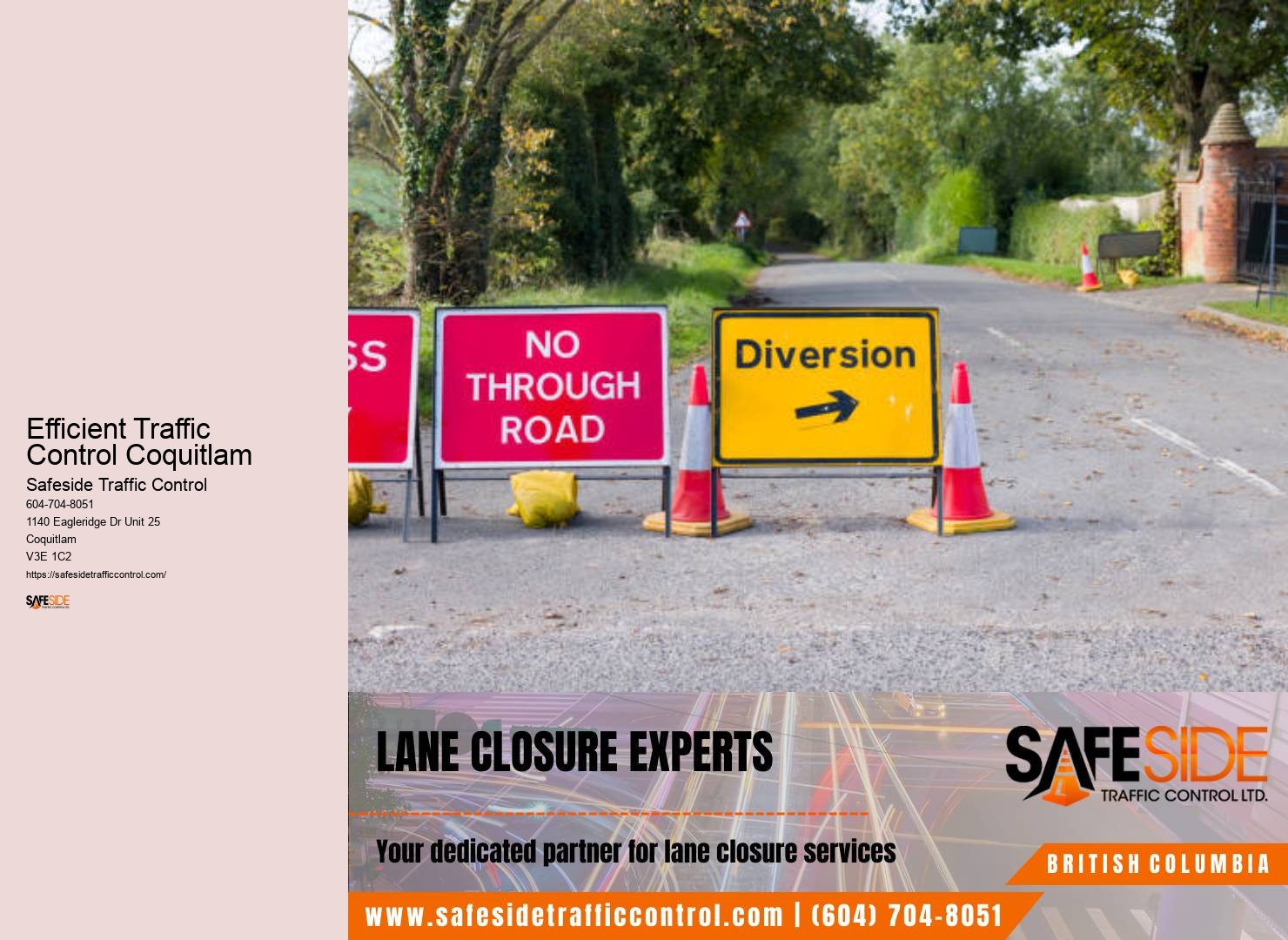 Best Traffic Control Supervisor Training Efficient Traffic Control Coquitlam