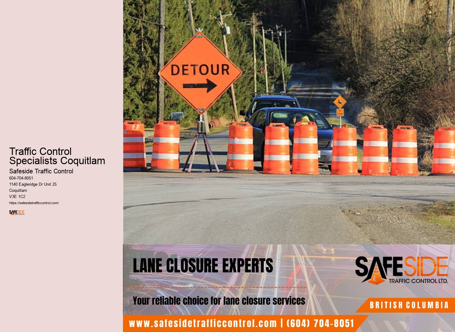 Proven Temporary Traffic Control Strategies Traffic Control Specialists Coquitlam