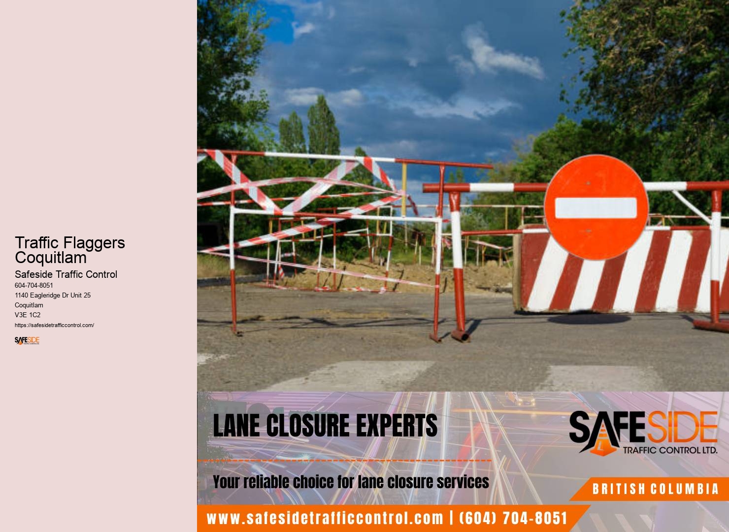 Accredited Traffic Control Training Courses Traffic Flaggers Coquitlam