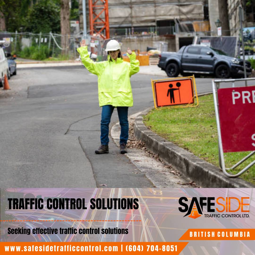 Temporary traffic control setup Construction Traffic Management Coquitlam