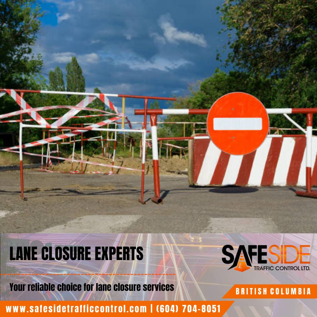 Temporary Lane Routing Local Traffic Management Coquitlam