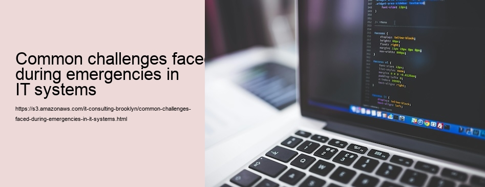 Common challenges faced during emergencies in IT systems