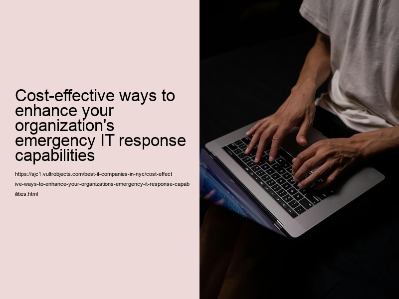 Cost-effective ways to enhance your organization's emergency IT response capabilities 