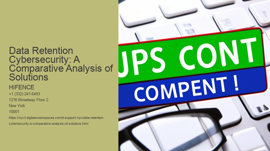 Data Retention Cybersecurity: A Comparative Analysis of Solutions