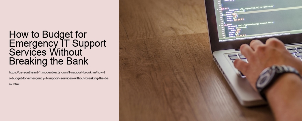 How to Budget for Emergency IT Support Services Without Breaking the Bank