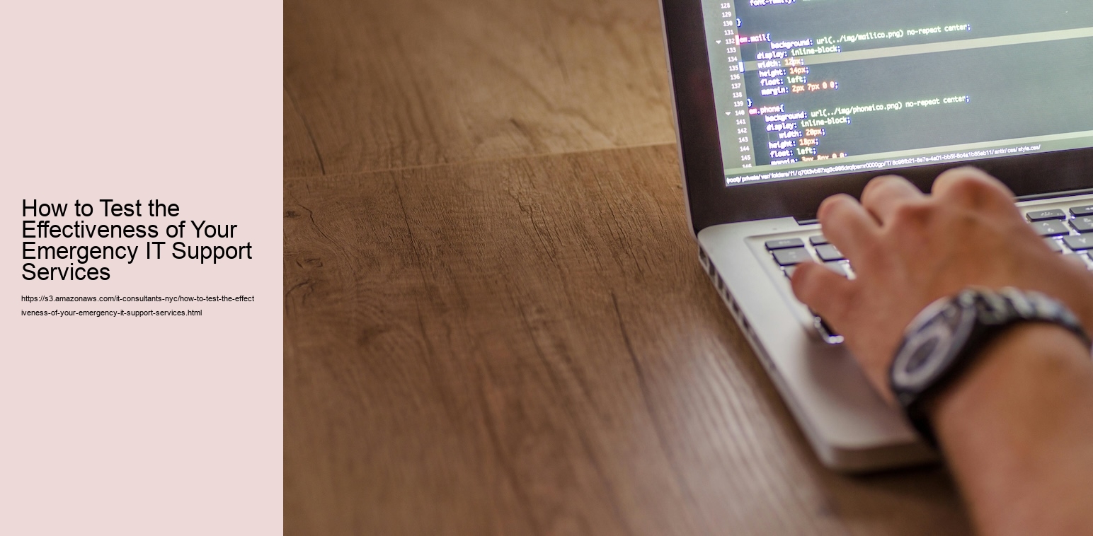 How to Test the Effectiveness of Your Emergency IT Support Services