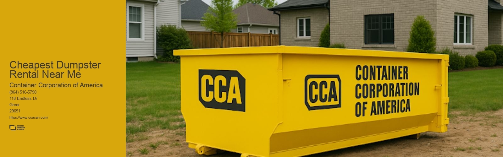 Cheapest Dumpster Rental Near Me