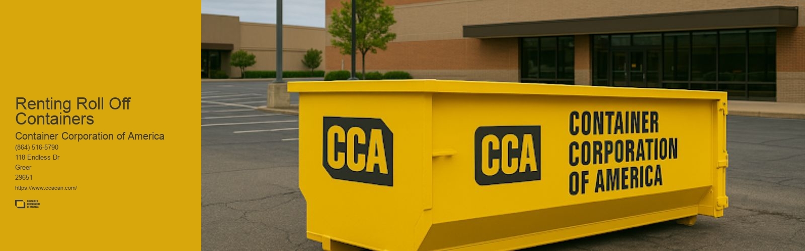 Renting Roll Off Containers