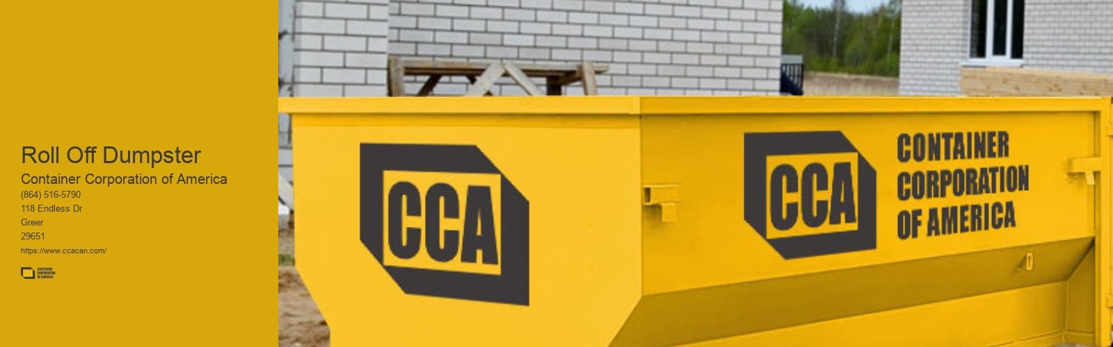 Roll Off Dumpster