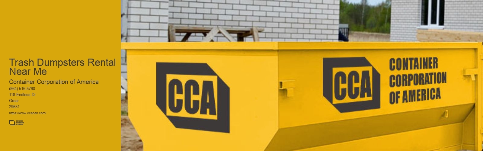 Trash Dumpsters Rental Near Me