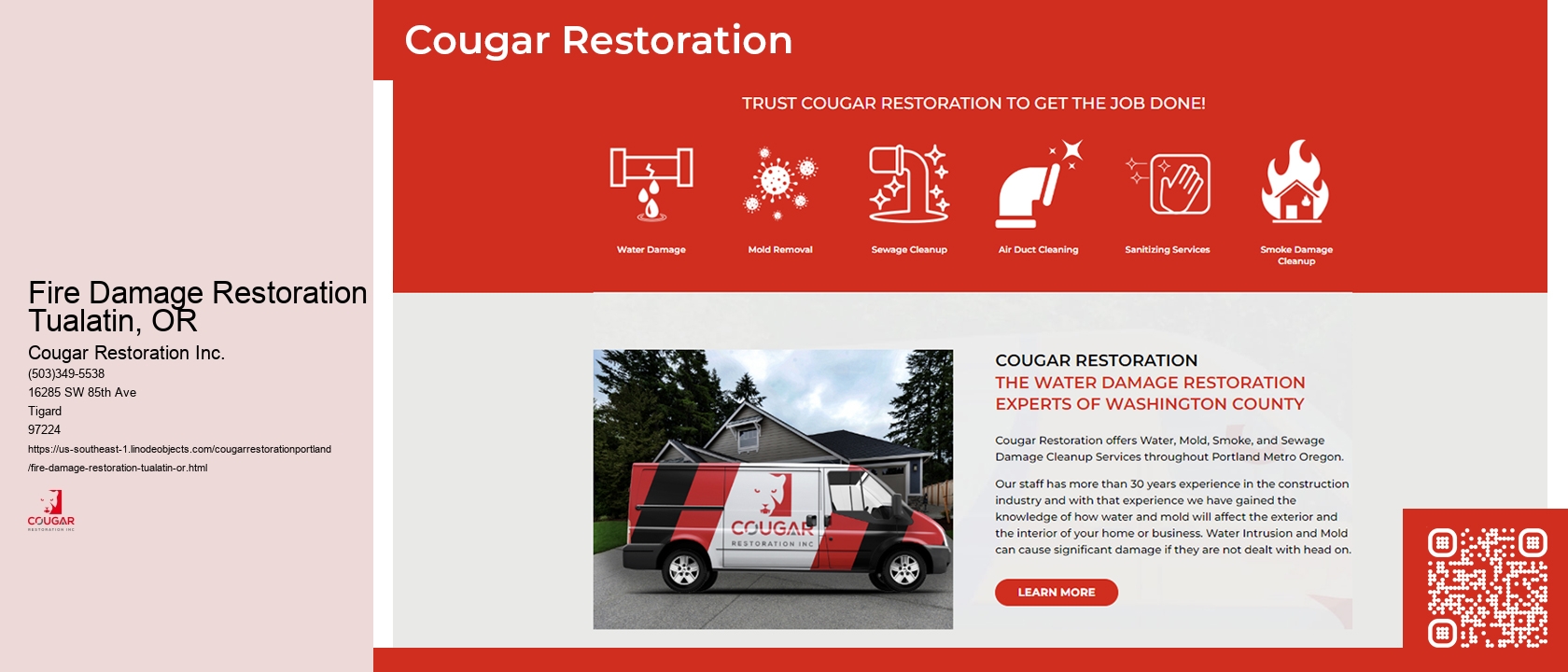 Fire Damage Restoration Tualatin, OR